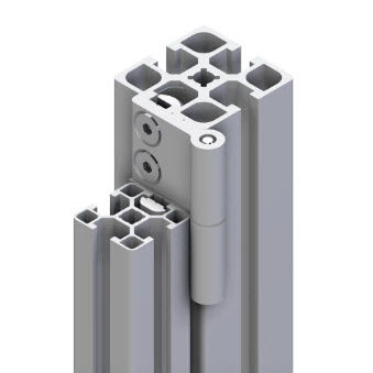 Charnière à pivot - 21.1377/0 - Minitec - en aluminium / à visser / 270°