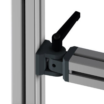 Charnière à pivot - 21.2010/0 - Minitec - en aluminium / à visser / pour fortes charges