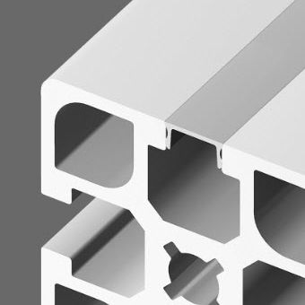 Profilé de recouvrement en aluminium - 20.1021/0 - Minitec - rainuré / extrudé