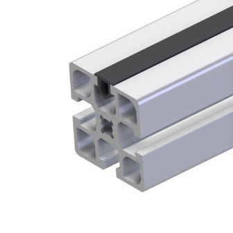 Profilé de recouvrement en NBR - 22.1010/0 - Minitec - rainuré / extrudé
