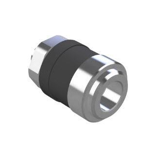 Raccord pneumatique - 24.1109/0 - Minitec - rapide / en laiton nickelé / mâle-femelle