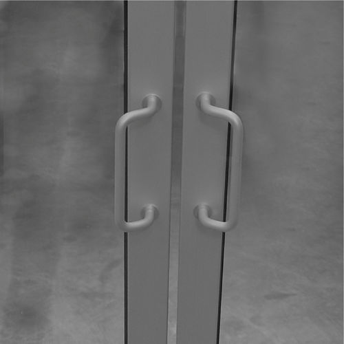 Poignée étrier - 21.1348/0 - Minitec - tubulaire / pour porte / en aluminium