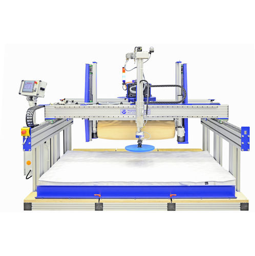 Banc d'essai multiparamètres - Hegewald & Peschke Meß- und Prüftechnik GmbH - pour matelas : solidité et dureté / mécanique