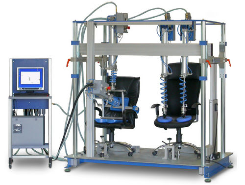 Banc de test multiparamètres - 1500, 2500, 4500 N - Hegewald & Peschke Meß- und Prüftechnik GmbH - pour siège / pneumatique / double