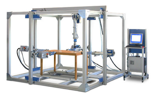 Banc de test de déplacement - Hegewald & Peschke Meß- und Prüftechnik GmbH - pour table / pneumatique / vertical