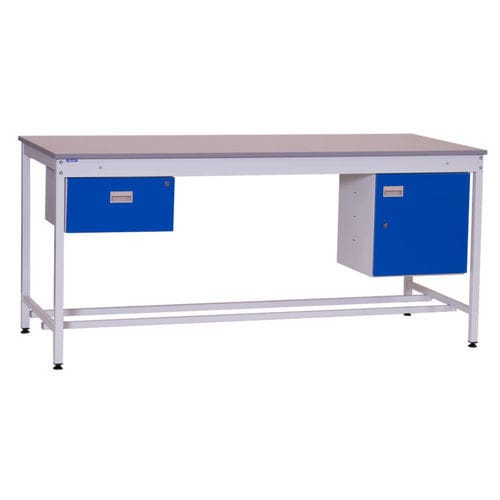 Établi en hêtre - 98-80057 - BITO-Lagertechnik Bittmann - pour atelier / à tiroir / avec armoire
