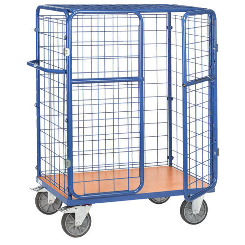 Chariot de stockage - 22-43174 - BITO-Lagertechnik Bittmann - en acier / à plate-forme grillagée / à étagères