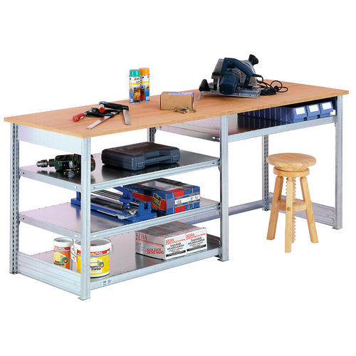 Établi en acier - 10-12682 - BITO-Lagertechnik Bittmann - modulaire