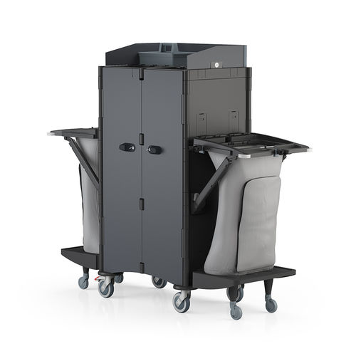Chariot de nettoyage - BRIX HOTEL MAXI - IPC - de stockage / 3 niveaux / à linge