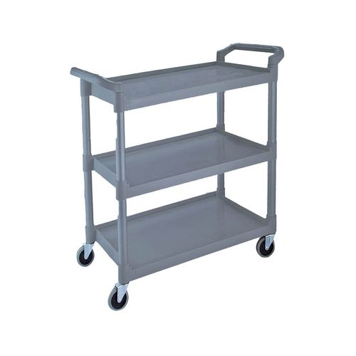Chariot de nettoyage - CARR00087	 - IPC - aluminium / en polypropylène / 3 niveaux