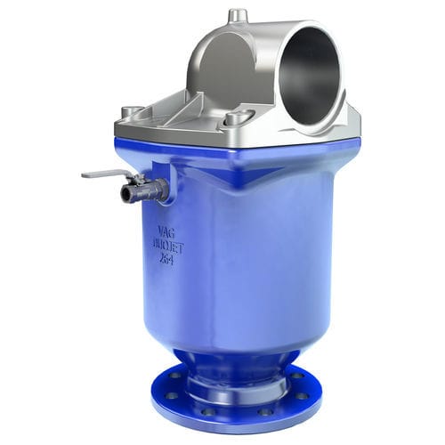 Soupape de décharge pour air - DUOJET®-P - VAG-Group - pour circuit d'eau / en acier inoxydable / en fonte