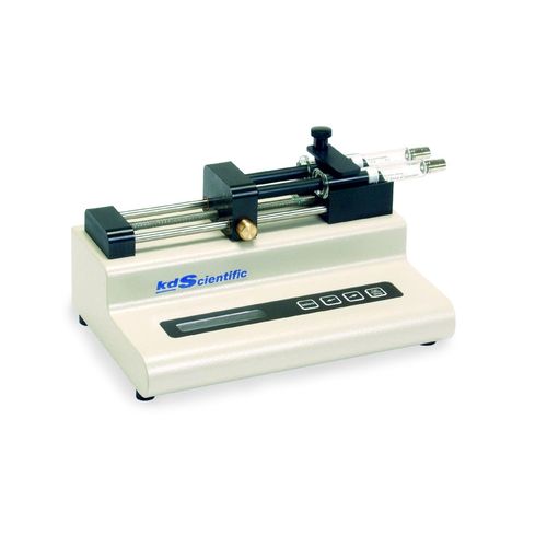 Pompe à perfusion - 0.01 - 60 ml | KDS 101 - KDS - à deux seringues / pour produits chimiques / à moteur pas à pas