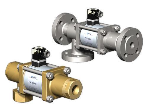 Électrovanne à commande directe - MK 20 DR, FK 20 DR - Müller co ax GmbH - 3 voies / NF / pour gaz