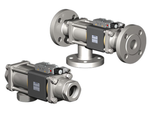 Vanne de commutation - VMK-H 50 DR, VFK-H 50 DR - Müller co ax GmbH - coaxiale