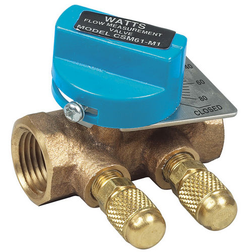 Vanne à boisseau sphérique - CSM-61 - Watts Water Technologies - manuelle / de contrôle de débit / pour eaux chaudes