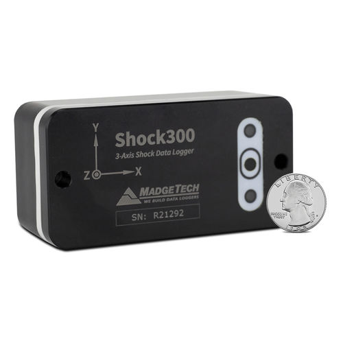 Enregistreur de données de choc - Shock300 - MadgeTech - avec interface PC / sans écran / pour contrôle