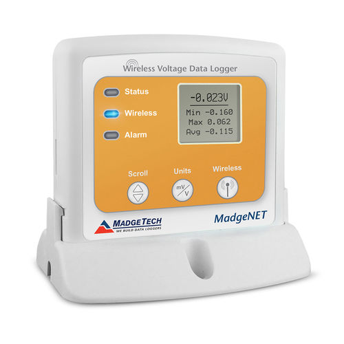 Enregistreur de données de tension - RFVolt2000A - MadgeTech - sans fil / avec afficheur LCD / pour contrôle