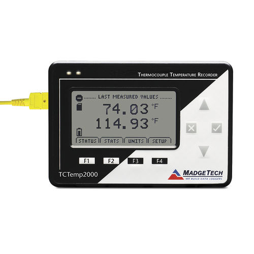 Enregistreur de données de température - TCTemp2000 - MadgeTech - avec interface PC / avec afficheur LCD / pour thermocouple