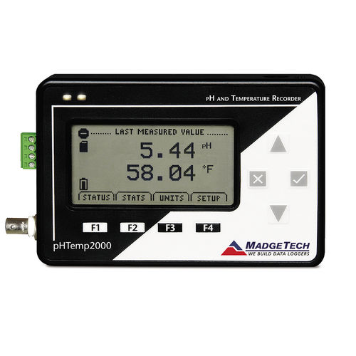 Enregistreur de données de pH - pHTemp2000 - MadgeTech - de température / avec interface PC / avec afficheur LCD