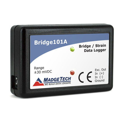Enregistreur de données de tension - Bridge101A - MadgeTech - avec interface PC / sans écran / pour jauge de contrainte