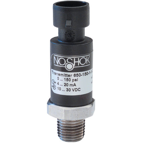 Transmetteur de pression relative - 650  - NOSHOK - à membrane / analogique / fileté