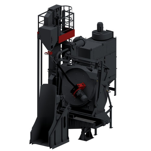 Grenailleuse à tambour rotatif - VB - Gostol TST - à turbine / pour métal / de moulage