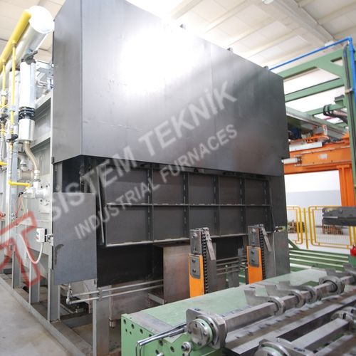 Four à sole mobile - Sistem Teknik Industrial Furnaces - de traitement thermique / pour ressort à lames