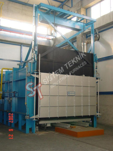 Four à sole mobile - Sistem Teknik Industrial Furnaces - de recuit / électrique / à gaz