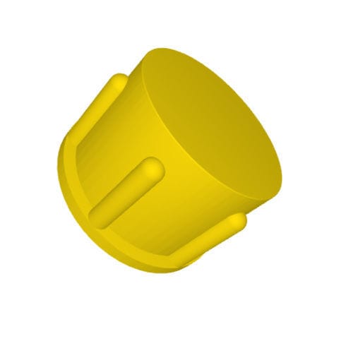 Capuchon fileté - AB series - DBI Plastics - rond / en plastique / pour raccord