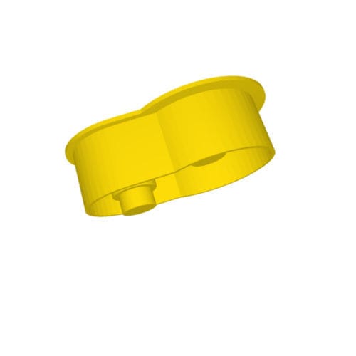 Bouchon rond - EF series - DBI Plastics - fileté / en plastique / pour bride