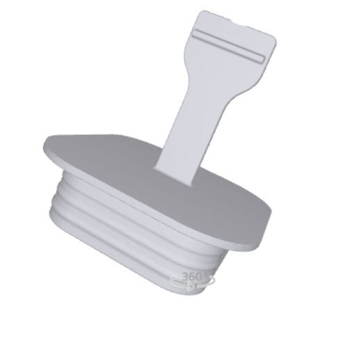 Bouchon ovale - EH series - DBI Plastics - carré / à emboîter / en plastique
