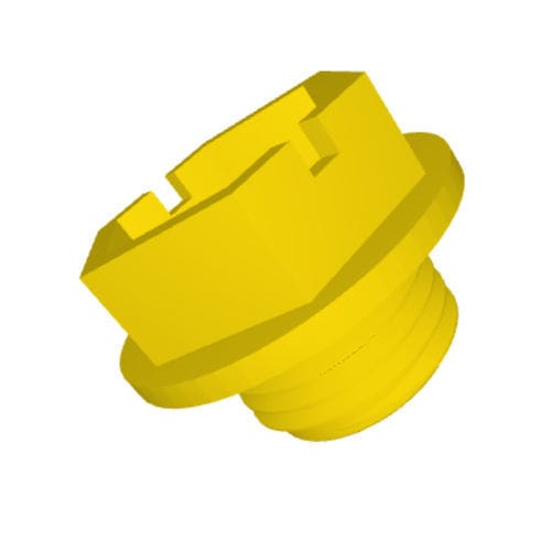 Bouchon hexagonal - TC series - DBI Plastics - fileté / en plastique / de masquage