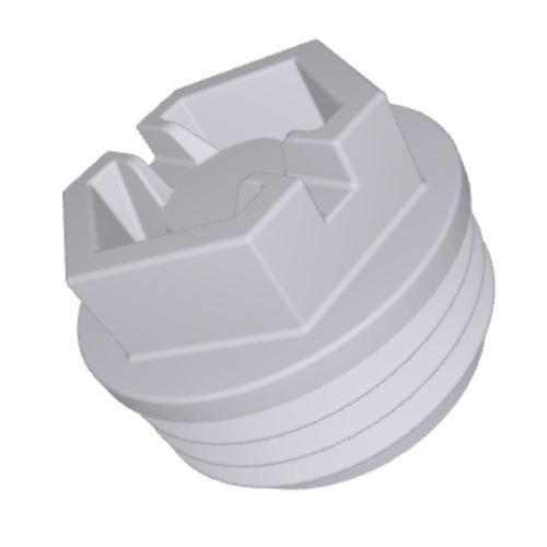 Bouchon hexagonal - TF2101A-GA10A - DBI Plastics - fileté / en plastique / de peinture