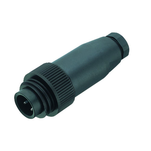 Connecteur d'alimentation électrique - 692 series - Franz Binder GmbH + Co. Elektrische Bauelemente KG - DIN / circulaire / mâle