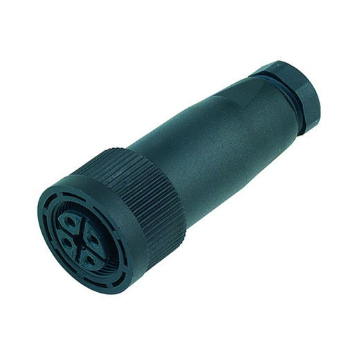 Connecteur d'alimentation électrique - 714 series - Franz Binder GmbH + Co. Elektrische Bauelemente KG - DIN / droit / circulaire