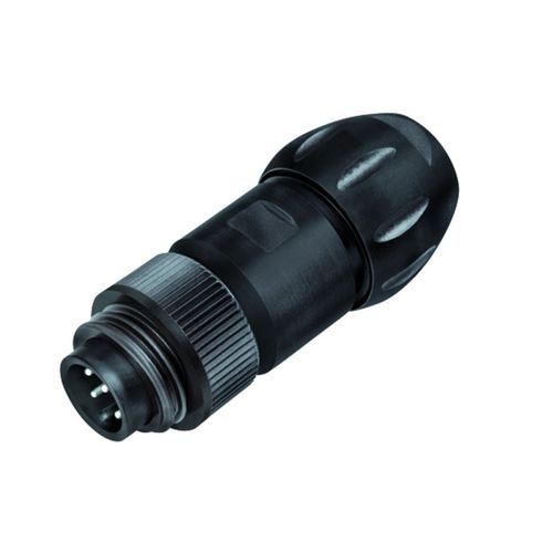 Connecteur d'alimentation électrique - 693 series - Franz Binder GmbH + Co. Elektrische Bauelemente KG - circulaire / mâle / verrouillable par vis