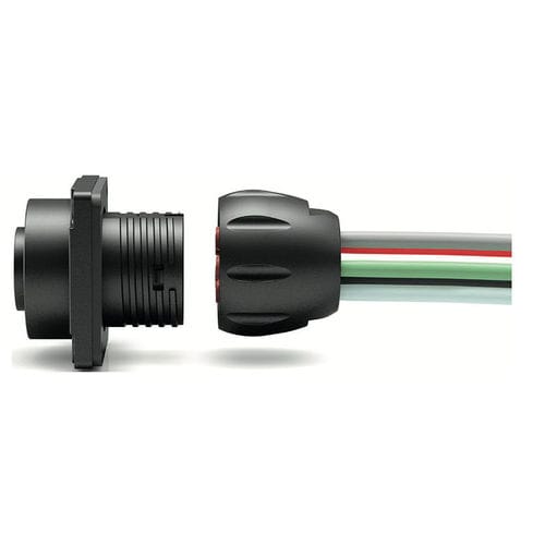 Connecteur d'alimentation électrique - 696 series - Franz Binder GmbH + Co. Elektrische Bauelemente KG - circulaire / IP67 / à montage sur panneau