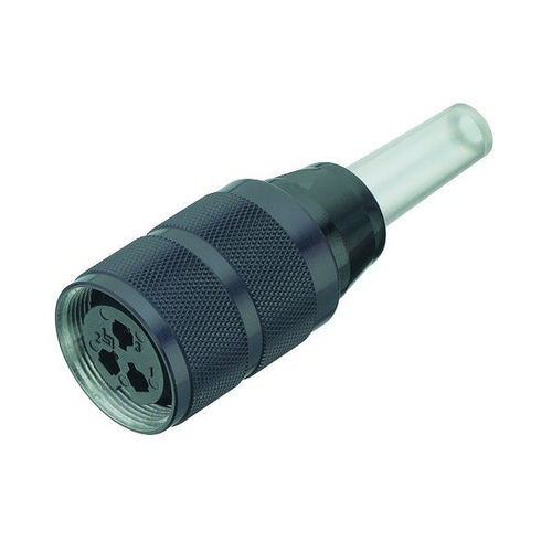 Connecteur d'alimentation électrique - 691 series - Franz Binder GmbH + Co. Elektrische Bauelemente KG - droit / circulaire / femelle