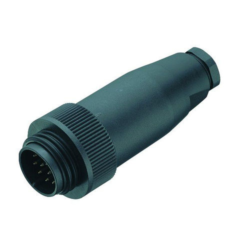 Connecteur d'alimentation électrique - 694 series - Franz Binder GmbH + Co. Elektrische Bauelemente KG - DIN / circulaire / mâle
