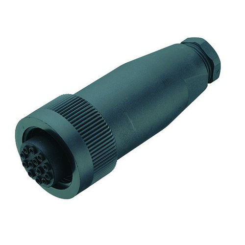 Connecteur d'alimentation électrique - 694 series - Franz Binder GmbH + Co. Elektrische Bauelemente KG - DIN / circulaire / femelle