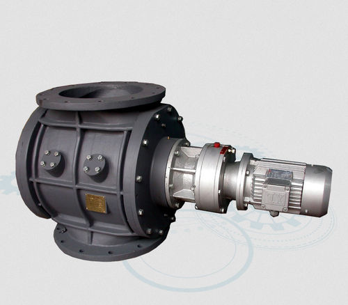 Écluse rotative pour transport pneumatique - GRV  - Shandong Zhangqiu Blower Co.,Ltd - pour produits alimentaires / à pulvérulents / socle rond