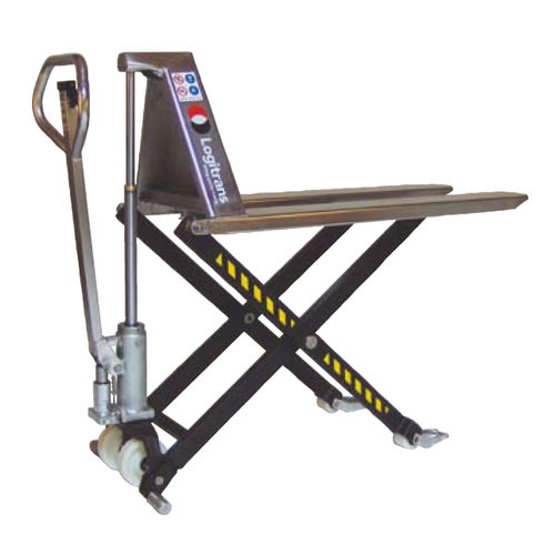 Transpalette manuel - HL RF-Inox - Logitrans - haute levée / en acier inoxydable / pour l'industrie agroalimentaire