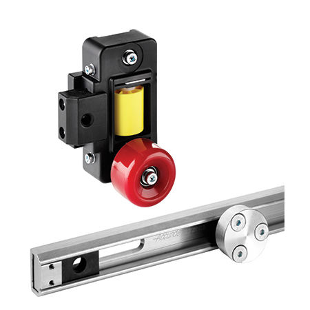 Guide linéaire à rouleaux - AL4190  - ACCURIDE - en aluminium / à rail / réglable