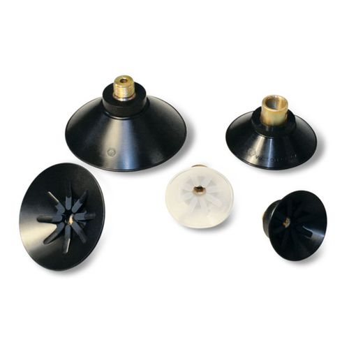 Ventouse circulaire - 085099B - VUOTOTECNICA - en caoutchouc / en acier galvanisé / en silicone