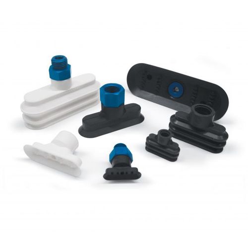 Ventouse à soufflet - VOP0824SR - VUOTOTECNICA - ovale / plate / en silicone
