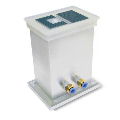Ventouse rectangulaire - 0112090  - VUOTOTECNICA - en silicone / en caoutchouc / en aluminium
