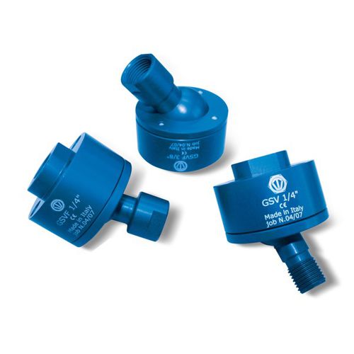 Raccord pour le vide - GSV series - VUOTOTECNICA - à visser / en aluminium anodisé / pivotant
