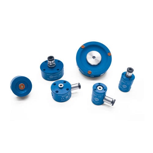 Ventouse en silicone - BEC series - VUOTOTECNICA - en aluminium anodisé / en inox / pour le vide