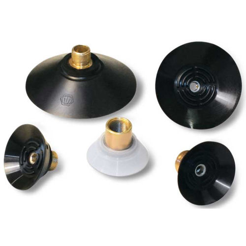 Ventouse circulaire - 085040 - VUOTOTECNICA - en caoutchouc / en acier galvanisé / en silicone
