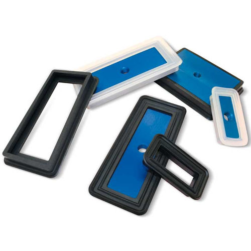 Ventouse rectangulaire - 014075 - VUOTOTECNICA - plate / en silicone / en caoutchouc